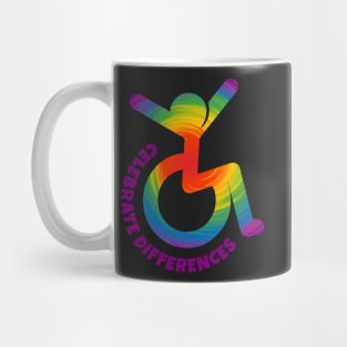 Celebrate Differences - Wheelchair Icon Mug